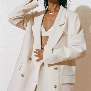 NWT - Mara Hoffman Linen Blazer -The Saubirah Jacket